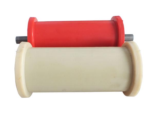 尼龍地輥(澆鑄尼龍托輥,尼龍護繩地輥)